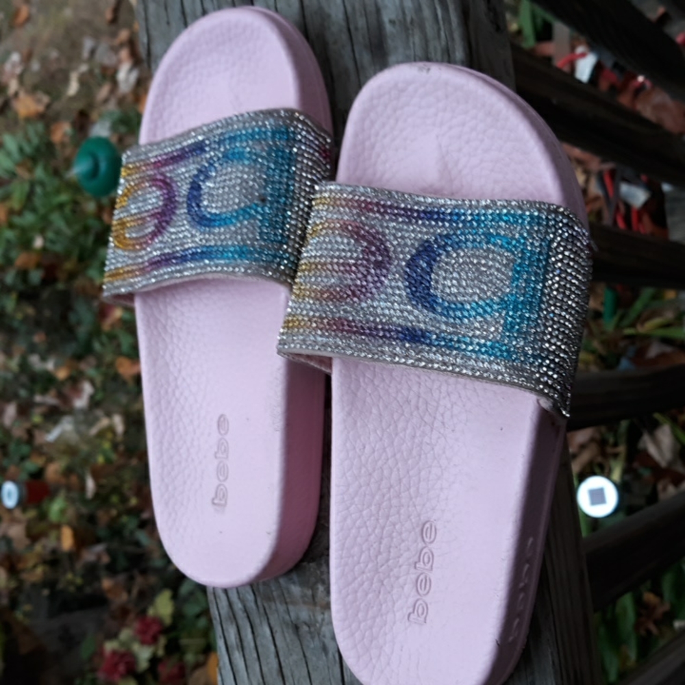 Bebe slides girls size 13/1